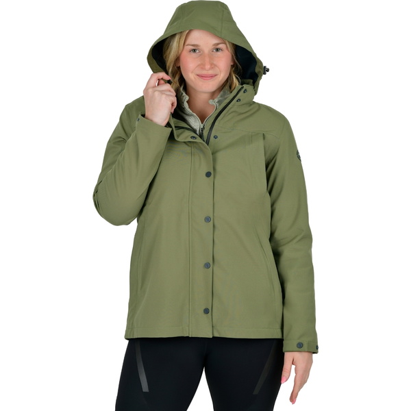 Weatherbeeta Femmes Florence Fleece Two-For Veste 1024256 - Olive Night